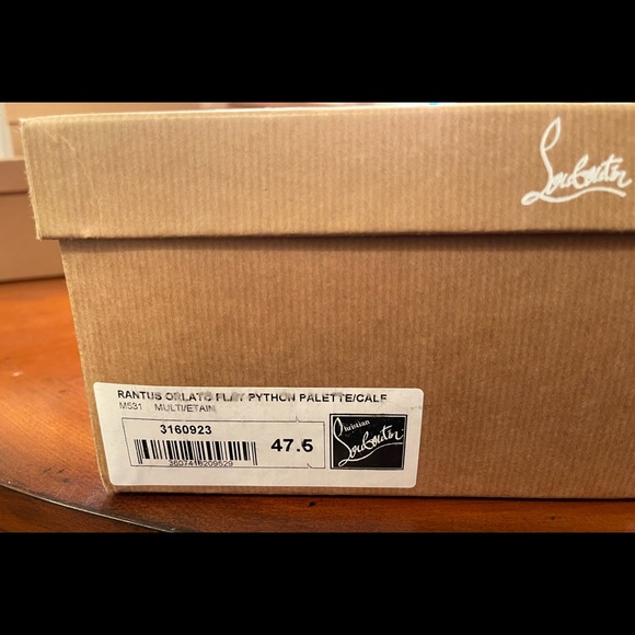 Christian Louboutin Orlato Flat Python 14/14.5 EU47.5 - Picture 7 of 10